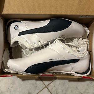 Puma BMW MS Future Cat white shoes never been worn before.